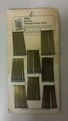 Vintage Bobby Pins! Soft Tip! Regular Size Pins! (2 inch) Unique old Items!