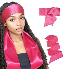 2 Pcs Satin Head Wrap Wig Grip Band Fashion Headbands for Laying Lace Frontal…