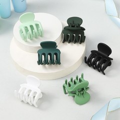 6 PCS Small Hair Claw Clips For Thin Medium Matte NonSlip Accessories Green