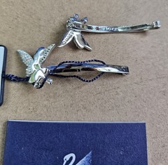 Swarovski Disney Tinker Bell Crystal Hair Clips / Barretts
