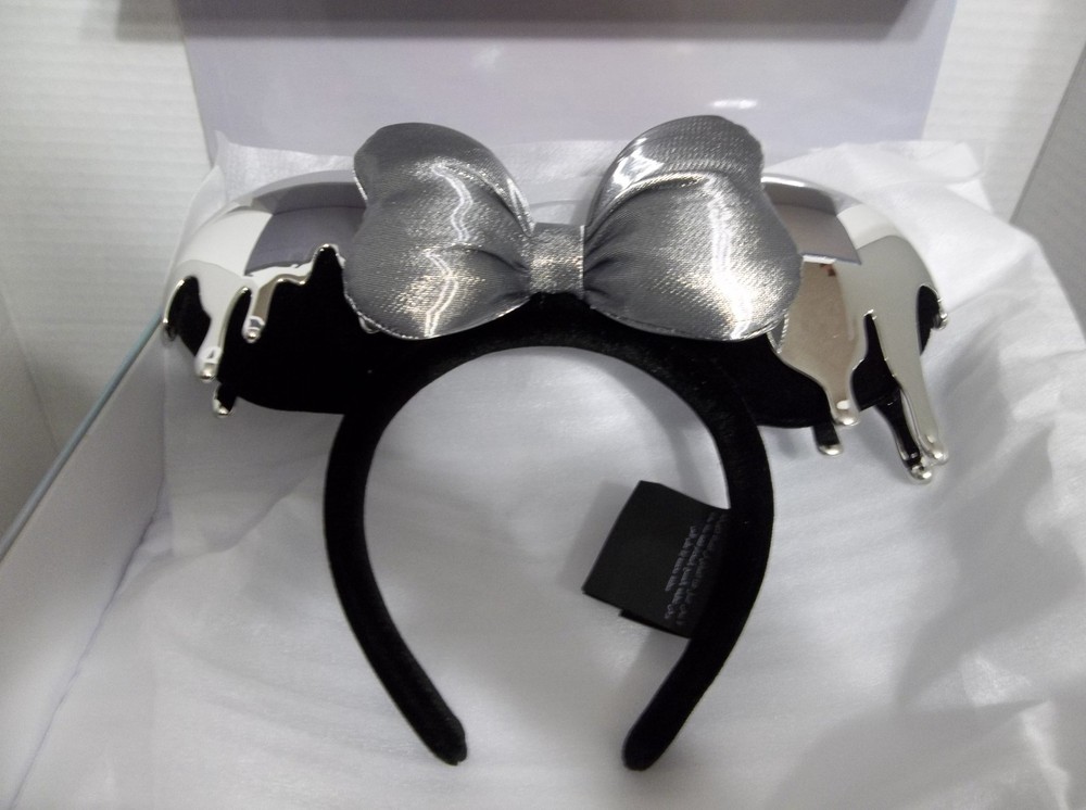Disney 100 Anniversary LE Platinum Drip Minnie Mouse Ears |