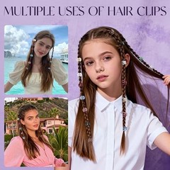 36Pcs Small Hair Claw Clips, Multi-color3: Espresso Brown, Jet Black, Beige