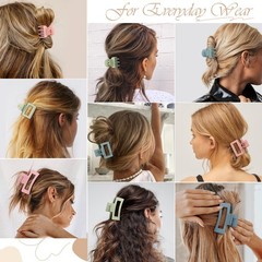 CHANDAT 3 Style Hair Accessories for Women: 1 Count (Pack of 9), Colorful