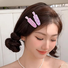 12 Pieces of Multi-Color Colorful Hair Clips with Side Bangs, Duckbill Clips for