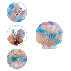4Pack Ocean Hair Accessories for Women – Blue Mini Starfish Seashell Mermaid …