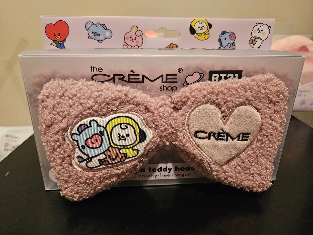 Creme Shop Plush Spa Teddy Headband NEW