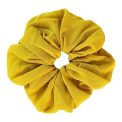 Scunci Jumbo Scrunchie Wild Primrose Golden Chiffon Hair Tie for All Hair Types