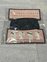 NIP Avianna Jordyn Tribal Print Headwrap Hair Wrap * stylish, soft, comfortable
