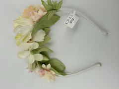 NEW ICING Claires Pastel Flowers Headband Womens Hair Accessory