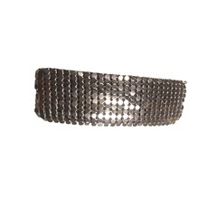 Gold Tone Hair Barrette Tension Clip 1960’s Design Home Made Craft