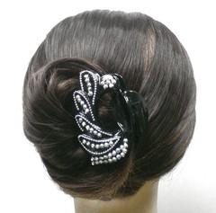 Set of 36 Large Medium Large Lite Wt Plastic Jaw Claw Clips Thick Hair HM440/430