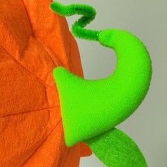 3 Pcs Halloween Pumpkin Headband Green Leaf Hat Pumpkin Hair Hoops Orange Hea…