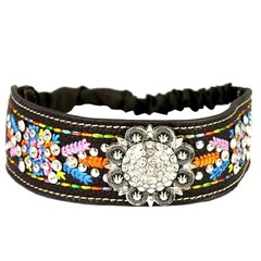 Montana West Concho Headband Coffee – NWT