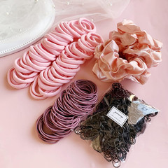 755PCS Pink Hair Accessories Set – Ponytail Holders, Scrunchies & Hair Ties