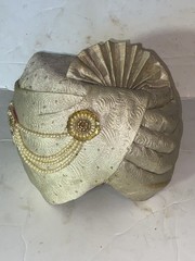 Vintage Indian Elegant Wedding Pagri Men Traditional Indian Turban Groom Safa