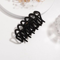 Korean Coffee Hair Claws – Large Claw Clips Plastic Hairpins Women Headdress 1PC