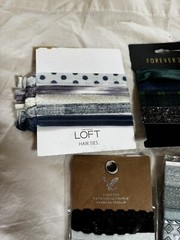 Lot of 5 Elastic Hair Tie Ann Taylor American Eagle Forever 21 (20 total)