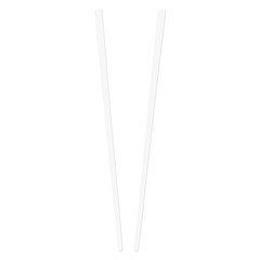 2 PCS Hair Sticks Solid Straight Chopsticks White Hair Styling Decor