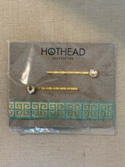 Hothead Hand Crafted Hair Pins 4 Pack New Sealed Free Ship