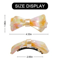 Mistofu Women’s Hair Barrettes 1 Count (Pack of 3), Butterfly Multicolor 1