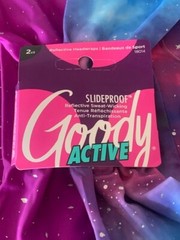 Goody Active Headwraps SLIDEPROOF Sweat-Wicking – 2 Count Reflective -NEW