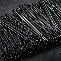 100pcs Hair Pins Bun Grip Kirby Hair Grips U Shape Pin Plain For Hair UP DO
