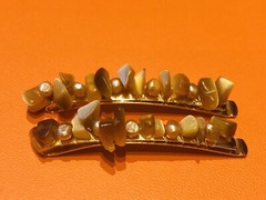 Vintage Delsol Hair Barrette Made in France