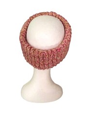 Handmade Merino Wool Blend Knit Headband – Warm Multicoloured Winter Accessory