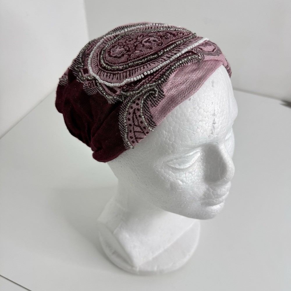 Paisley Bandana Print Boho Headband Yoga Sweatband Hairband Wrap Stretchable