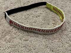Softball Accessory Set of 2 Hair Band & Keychain New Without Tags
