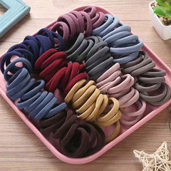 Men Women Hair Ties Soft Seamless Hair Bands Fr Thick Thin Hair Ponytail Holders