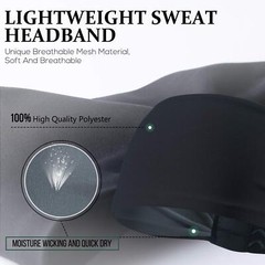 Headbands Men Women Sweatbands Head Band Hair Gym Yoga Stretch Sports Sweat Band