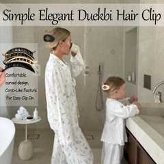 Simple Elegant Duckbill Hair 4PCS-Black+Skin Color+Dark Brown+Light Brown