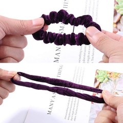 KINGMAS 10 Pcs Hair Ties 1 Count (Pack of 1), Set 10 – Velvet