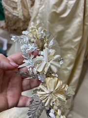 Antique wedding wreath, 1910-1920, Ukraine.