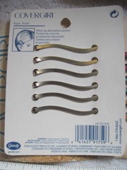 Goody Covergirl Epoxy Metal Wavy Bobby Slide Hair Pins Bobbies Pink Yellow Blue
