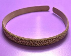 Animal Print Headband Women’s Spotted Camouflage Crackle Hairband Made in France