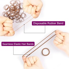 85 Pcs 24 Inch Hair Net Kit for Women, Invisible Elastic Hair Nets w/ Hair Pins