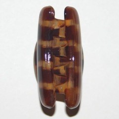 Hair Claw Jaw Clip Size Small Fashion Accessory Stripes Patterns Made in France