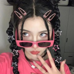 Ins Retro Leopard Print Pentagram BB Hair Clip Women’s Side Printed Hair Clips Z