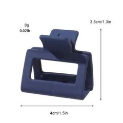 5pc Hair Claw Women Thick Thin Hair Square Matte Texture Rectangle Hair Styling