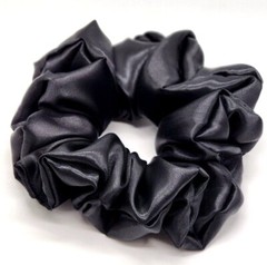 XXL Jumbo Women Charmeuse Red Blue Gold Satin Scrunchie Birthday Day, Mom gift