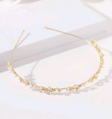 BEAUTIFUL FAUX PEARL DECOR HEADBAND