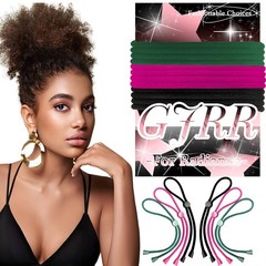 Adjustable Thick Hair Ties Satin Hair Bracelet Natural Buns Locs Holder Rings…