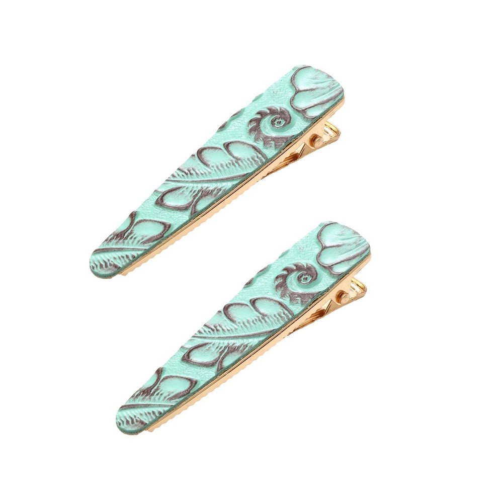 Frinnovan, 2 Pack Western Turquoise Leather 1 Count (Pack of 2), Blue