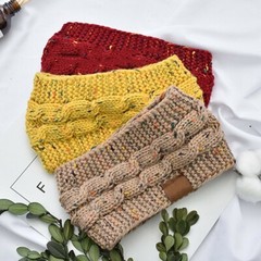 Fashion Women Winter Knitted Ear Warmer Headband Crochet Wool Hairband Hat