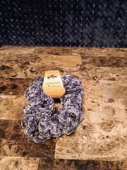 Crochet Velvet Scrunchies, lot of 4 pairs
