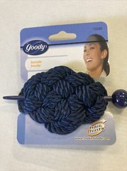 Goody Satin Braided Buckle Barrette Twist Bun Ponytail Tie Back New 2000 (3) A2