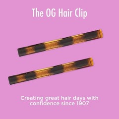 Stay Tight Hair Barrettes 4 Pack Slideproof Flat Clips for All Hair Types