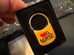 Nurse headband with buttons & a (heart) a Nurse Keychain – Great Gifts